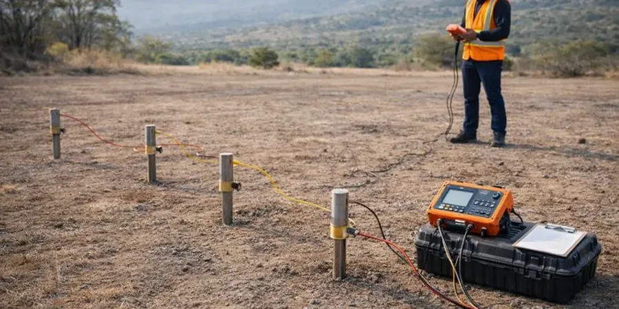 Elektrische Widerstandsmessung / VES in Erlangen – Geoelektrische Sondierung für die Baugrunderkundung